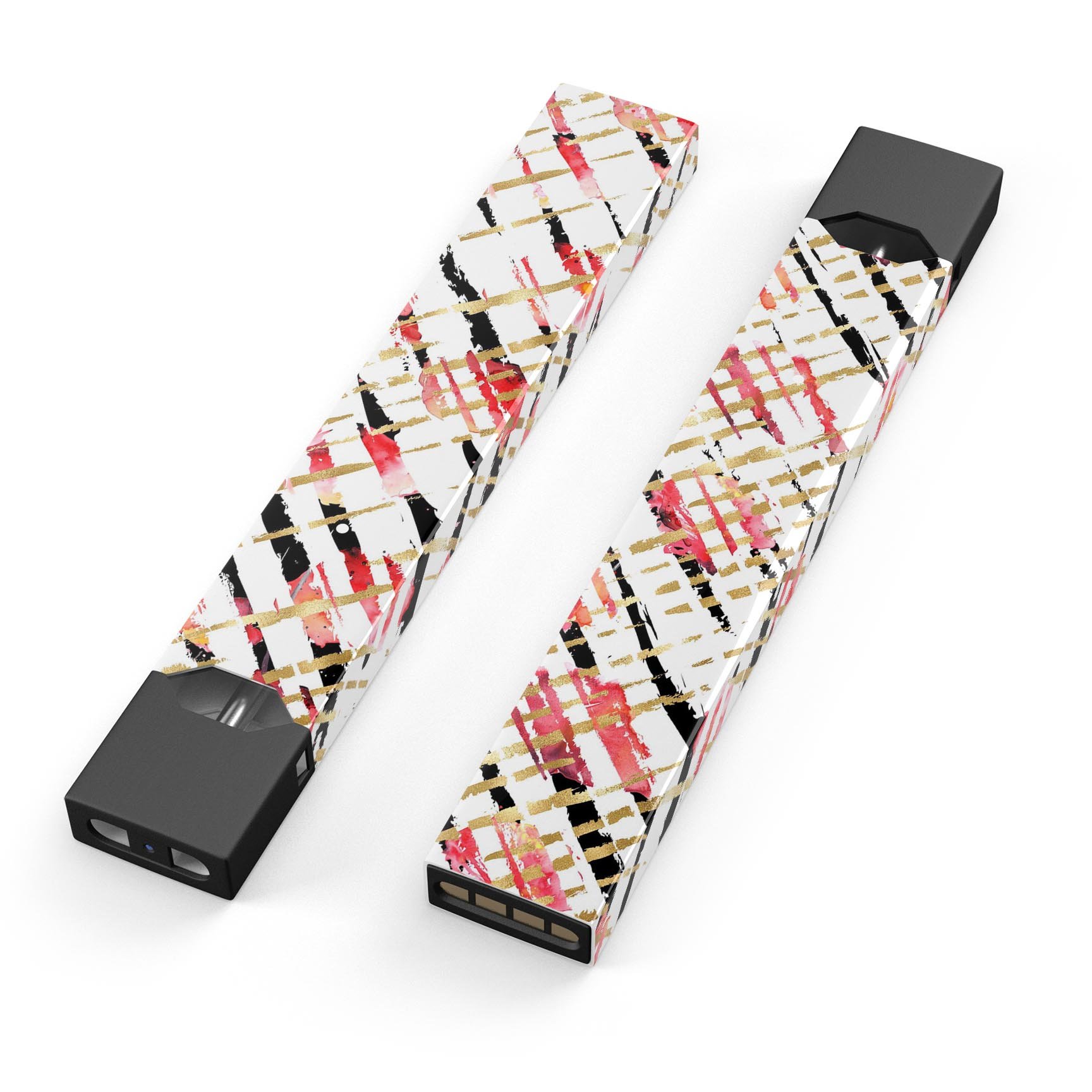 Karamfila Watercolo Poppies V21 skin-wrap for JUUL device, featuring vibrant poppy design and protective layers.